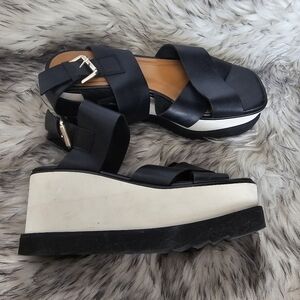 Free People Kate Criss Cross Platform Sandal